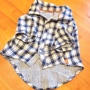 Short Sleeve Button-Up Shirt for Dog/Pet